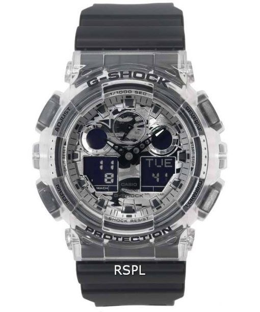 Casio G-Shock Analog Digital Camouflage Dial Quartz GA-100SKC-1A GA100SKC-1 200M Men's Watch