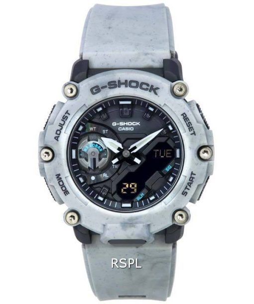 Casio G-Shock Analog Digital Black Dial Quartz GA-2200SL-8A GA2200SL-8 200M Men's Watch