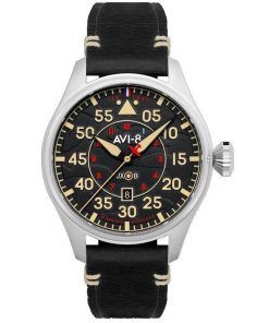 AVI-8 Hawker Hurricane Kenley Clowes Automatic Black Dial AV-4097-03 Mens Watch