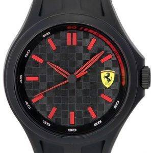 Scuderia Ferrari Pit Crew Silicone Strap Black Dial Quartz 0830643 Men's Watch
