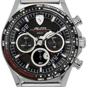 Scuderia Ferrari Pilota Evo Chronograph Black Dial Quartz 0830826 Men's Watch