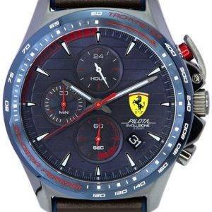 Scuderia Ferrari Pilota Evo Turbo Chronograph Blue Dial Quartz 0830848 Men's Watch