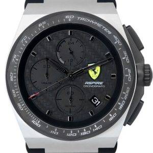 Scuderia Ferrari Aspire Chronograph Black Dial Quartz 0830868 Men's Watch