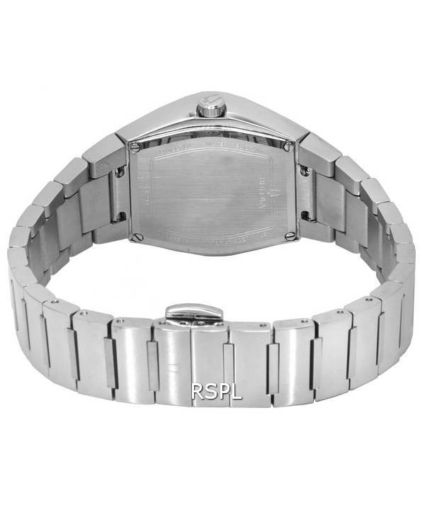 Bulova Gemini Futuro Stainless Steel Bracelet Blue Dial Quartz 96L293 Women's Watch