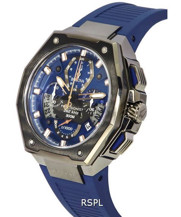 Bulova Precisionist X Special Edition Chronograph Quartz Diver's 98B357 300M Men's Watch