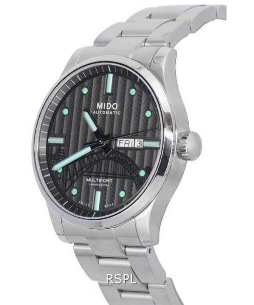 Mido Multifort IBA Limited Edition Anthracite Dial Automatic M005.430.11.061.81 M0054301106181 100M Mens Watch