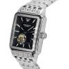 Emporio Armani Meccanico Stainless Steel Black Open Heart Dial Automatic AR60057 Men's Watch