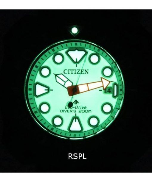 Citizen Promaster Marine Super Titanium Full Luminous Dial Eco-Drive Diver's BN0227-17X 200M Men's Watch