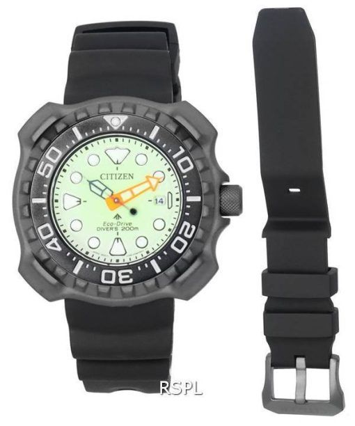 Citizen Promaster Marine Super Titanium Full Luminous Dial Eco-Drive Diver's BN0227-17X 200M Men's Watch
