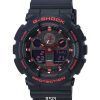 Casio G-Shock Ignite Red Series Analog Digital Quartz GA-100BNR-1A GA100BNR-1 200M Men's Watch