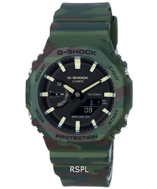 Casio G-Shock Analog Digital Quartz GAE-2100WE-3A GAE2100WE-3 200M Men's Watch With Bezel And Band Sets