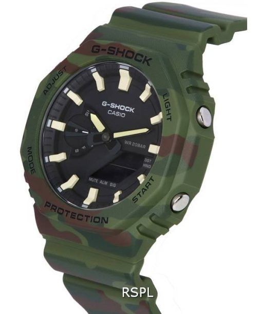 Casio G-Shock Analog Digital Quartz GAE-2100WE-3A GAE2100WE-3 200M Men's Watch With Bezel And Band Sets