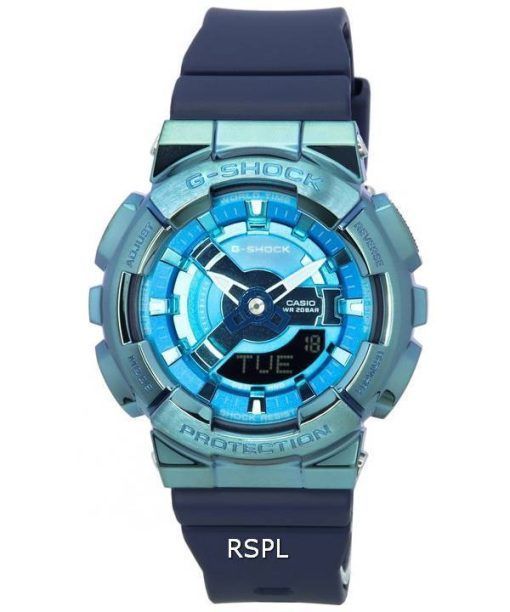 Casio G-Shock Blue Analog Digital Quartz GM-S110LB-2A GMS110LB-2 200M Women's Watch