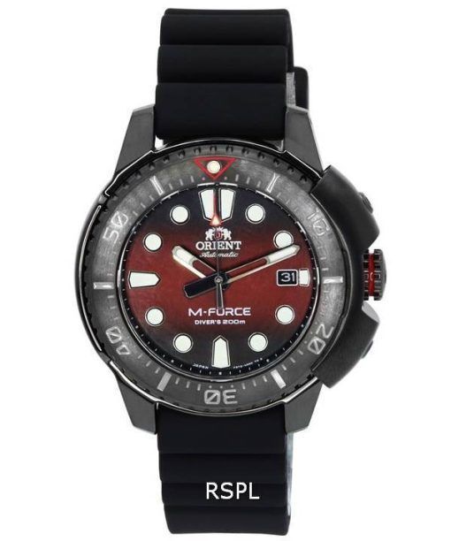 Orient M-Force Limited Edition Red Dial Automatic Diver's RA-AC0L09R00B 200M Men's Watch