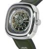 Sevenfriday T-Series Green-T Skeleton Dial Automatic T1/06 SF-T1-06 Men's Watch