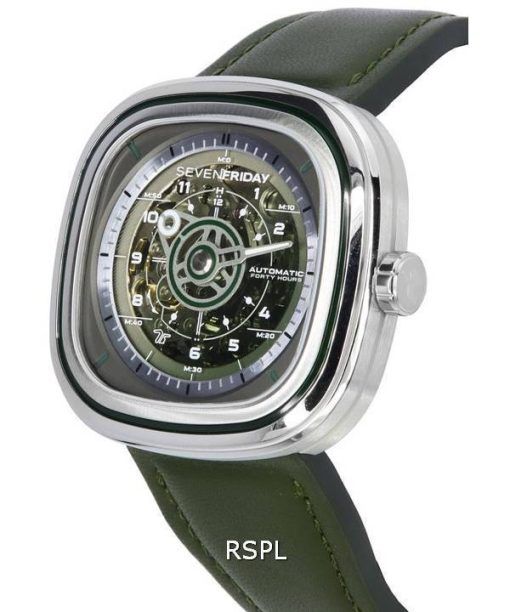 Sevenfriday T-Series Green-T Skeleton Dial Automatic T1/06 SF-T1-06 Men's Watch