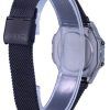 Casio Vintage Digital Stainless Steel Mesh Black Dial Quartz A171WEMB-1A A171WEMB-1 Womens Watch