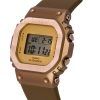 Casio G-Shock Digital Metal Clad Bronze Dial Quartz GM-S5600BR-5 GMS5600BR-5 200M Womens Watch