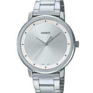 Casio Analog Silver Dial Stainless Steel Quartz LTP-B115D-7E LTPB115D-7 Womens Watch