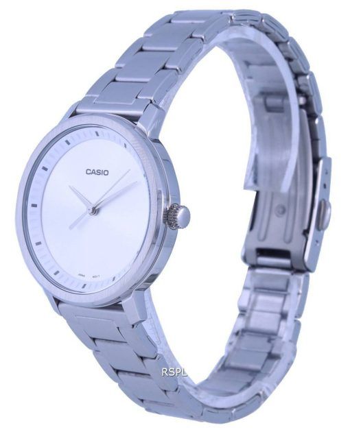 Casio Analog Silver Dial Stainless Steel Quartz LTP-B115D-7E LTPB115D-7 Womens Watch