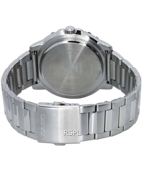 Casio Enticer Standard Analog Black Dial Quartz MTD-125D-1A2 MTD125D-1A2 100M Mens Watch