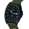 Casio Enticer Standard Analog Green Khaki Cloth Strap Quartz MTP-E715C-3A MTPE715C-3 Mens Watch