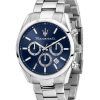 Maserati Attrazione Chronograph Stainless Steel Blue Dial Quartz R8853151005 Men's Watch