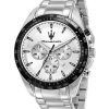 Maserati Traguardo Chronograph Stainless Steel Black Dial Quartz R8873612049 100M Men's Watch