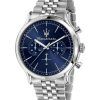 Maserati Epoca Chronograph Stainless Steel Blue Dial Quartz R8873618024 100M Men's Watch