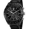 Maserati Traguardo Chronograph Stainless Steel Black Dial Diver's Quartz R8873650001 200M Men's Watch