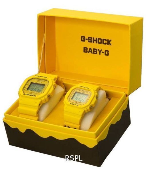 Casio G-Shock And Baby-G Digital Honey Inspired Limited Edition Quartz SLV-22B-9 SLV22B-9 Couple Watch