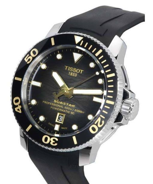Tissot T-Sport Seastar 2000 Professional Powermatic 80 Diver's T120.607.17.441.01 T1206071744101 600M Men's Watch