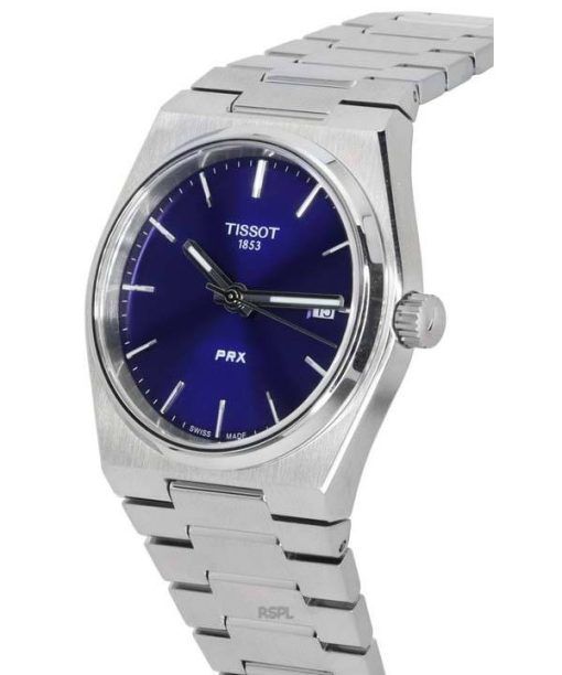 Tissot PRX T-Classic Stainless Steel Blue Dial Quartz T137.210.11.041.00 T1372101104100 100M Unisex Watch