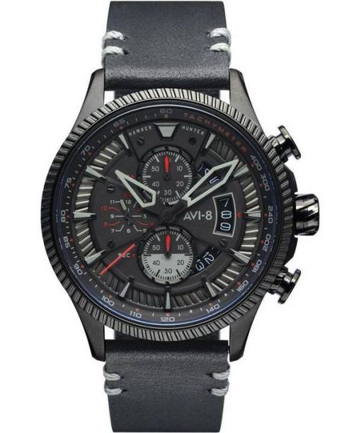 AVI-8 Hawker Hunter Avon Chronograph Stealth Black Quartz AV-4064-05 Men's Watch