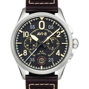 AVI-8 Spitfire Lock Midnight Oak Chronograph Quartz AV-4089-01 Men's Watch