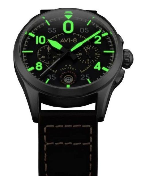 AVI-8 Spitfire Lock Midnight Oak Chronograph Quartz AV-4089-01 Men's Watch