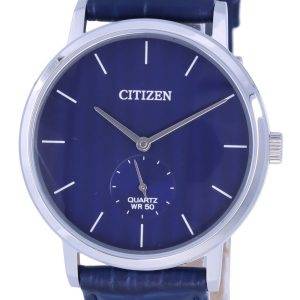 Citizen Analog Leather Blue Dial Quartz BE9170-05L Mens Watch