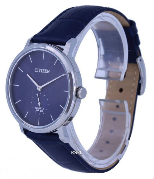 Citizen Analog Leather Blue Dial Quartz BE9170-05L Mens Watch