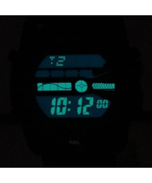 Diesel Master Chief Digital Silicone Strap Black Dial Quartz DZ2158 Men's Watch