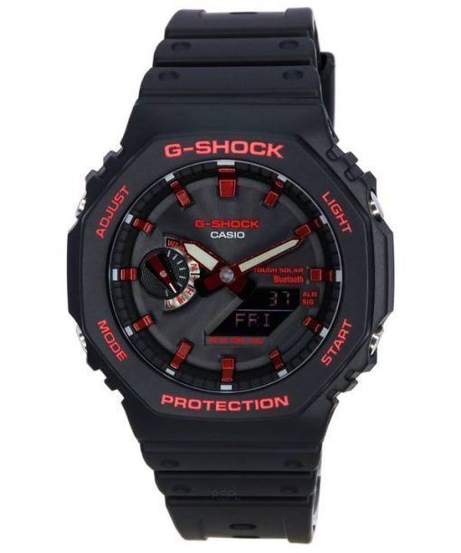 Casio G-Shock Analog Digital X Ignite Red Series Solar GA-B2100BNR-1A GAB2100BNR-1 200M Mens Watch