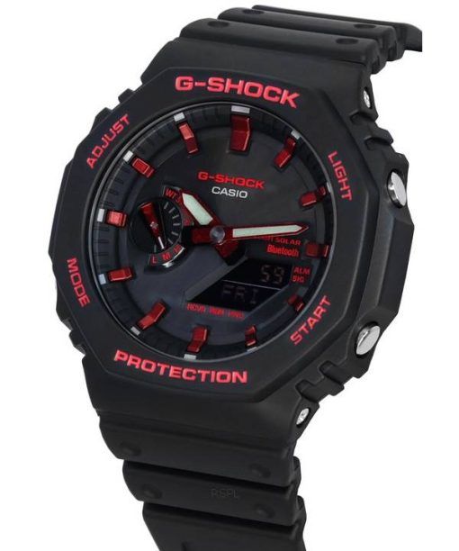 Casio G-Shock Analog Digital X Ignite Red Series Solar GA-B2100BNR-1A GAB2100BNR-1 200M Mens Watch