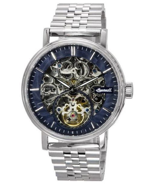 Ingersoll The Charles Stainless Steel Black Skeleton Dial Automatic I05807 Men's Watch