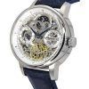 Ingersoll The Jazz Sun and Moon Phase Leather Strap Skeleton Silver Dial Automatic I07702 Mens Watch