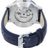 Ingersoll The Jazz Sun and Moon Phase Leather Strap Skeleton Silver Dial Automatic I07702 Mens Watch