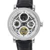 Ingersoll The Row Sun And Moon Phase Leather Strap Skeleton Silver Dial Automatic I12401 Mens Watch