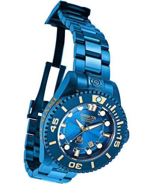 Invicta Pro Diver Stainless Steel Blue Dial Automatic Diver's 34179 300M Men's Watch