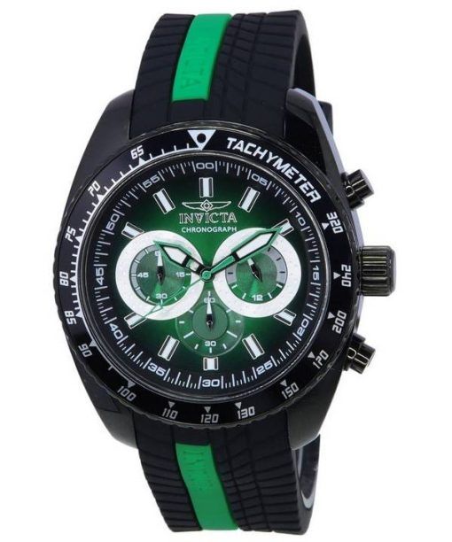 Invicta S1 Rally Chronograph Black And Green Dial Quartz 36307 100M Men's Watch