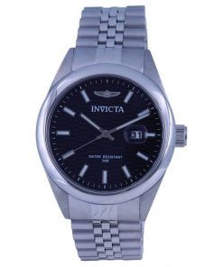Invicta Aviator Stainless Steel Black Dial Quartz INV38409 Men's Watch