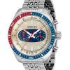 Invicta Monaco Speedway Stainless Steel Beige Dial Quartz 40525 100M Men's Watch