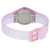 Casio POP Analog Pink Transparent Resin Strap Quartz MQ-24S-4B MQ24S-4B Womens Watch